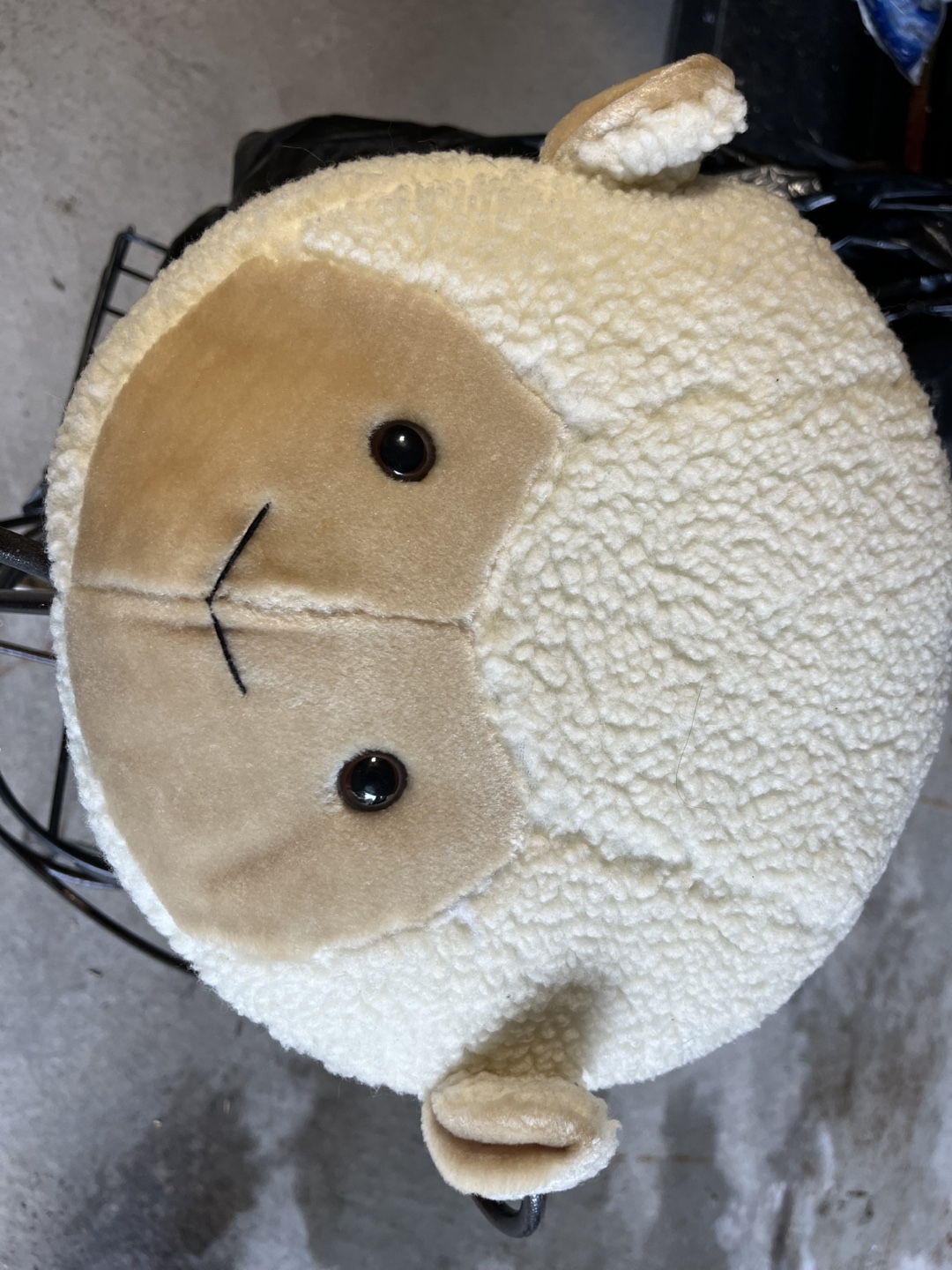 Sheep Stuffed Animal Round Pillow