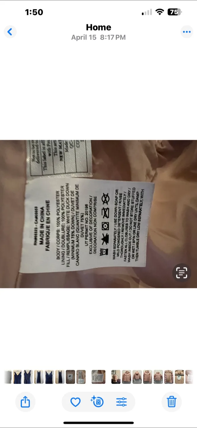 Nike Puffer Jacket - Size M image indicator(3)