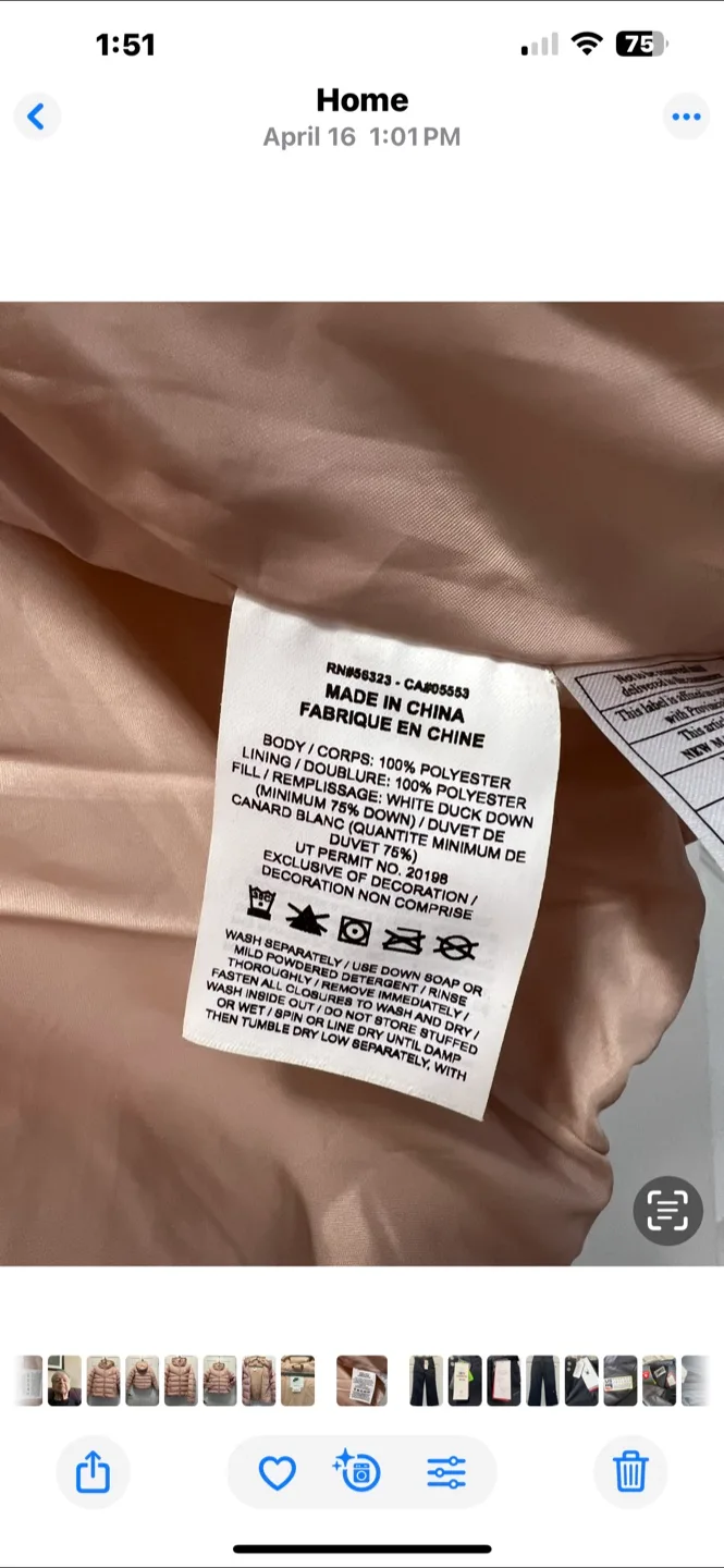 Nike Puffer Jacket - Size M image indicator(5)