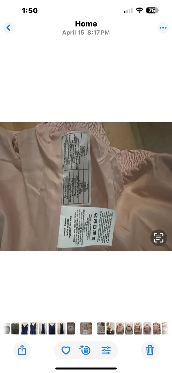 Nike Puffer Jacket - Size M image indicator(4)