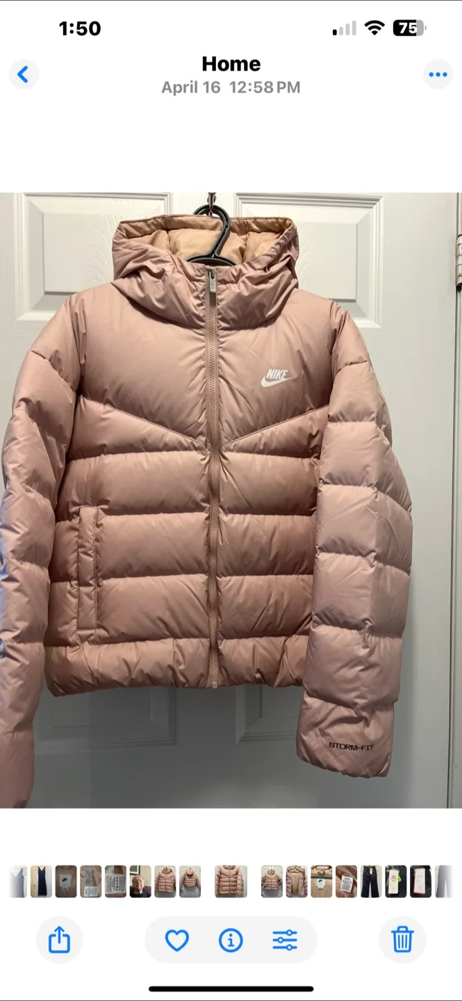 Nike Puffer Jacket - Size M image indicator(9)