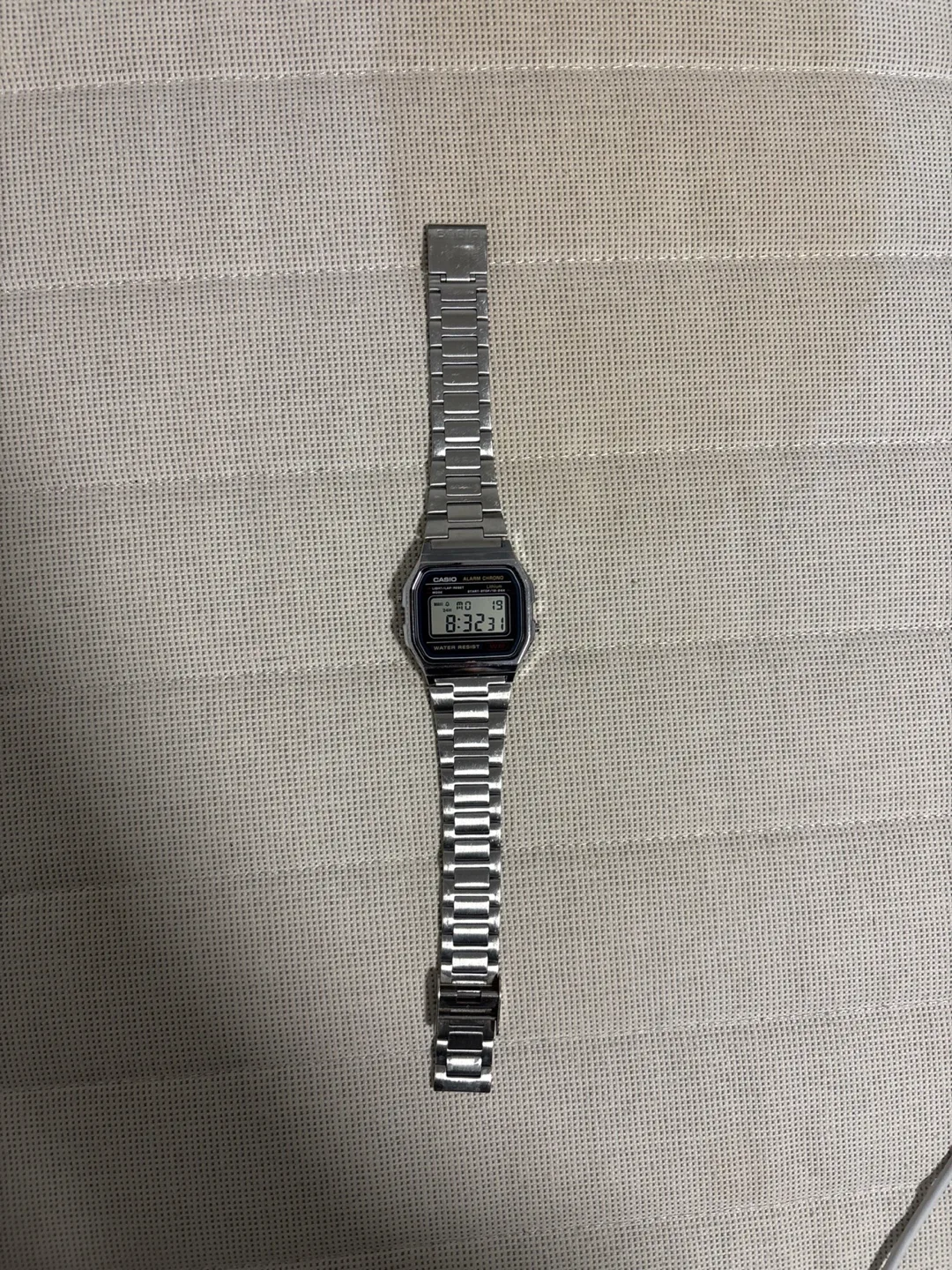 Casio Alarm Chrono Silver Watch thumbnail
