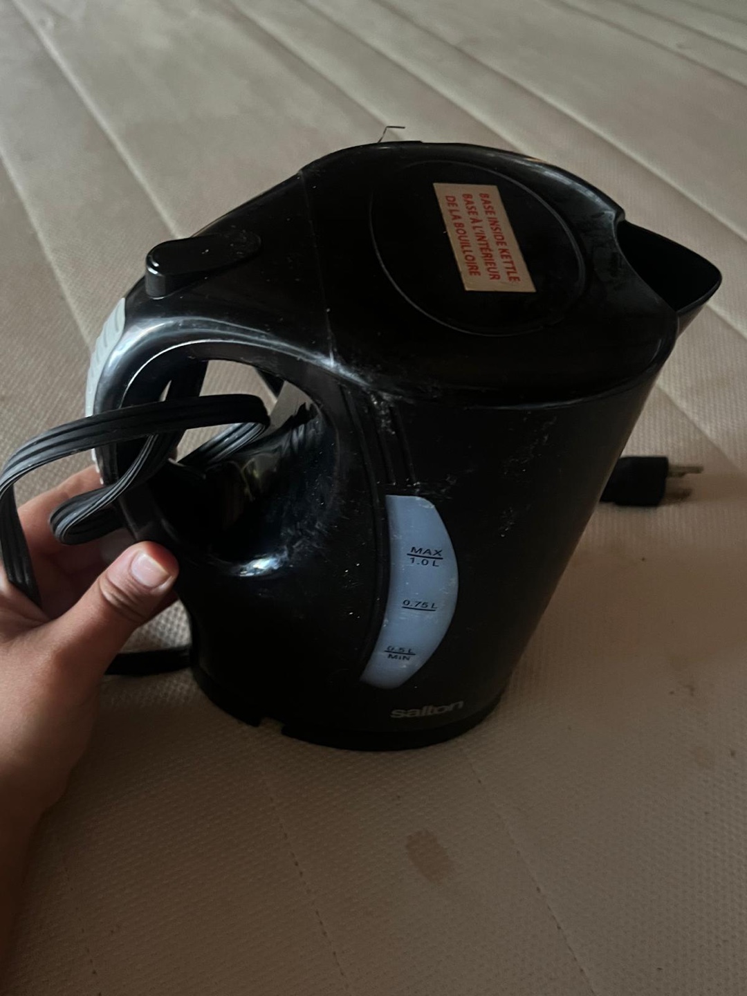 Salton 1L Electric Kettle - Black - photo 2