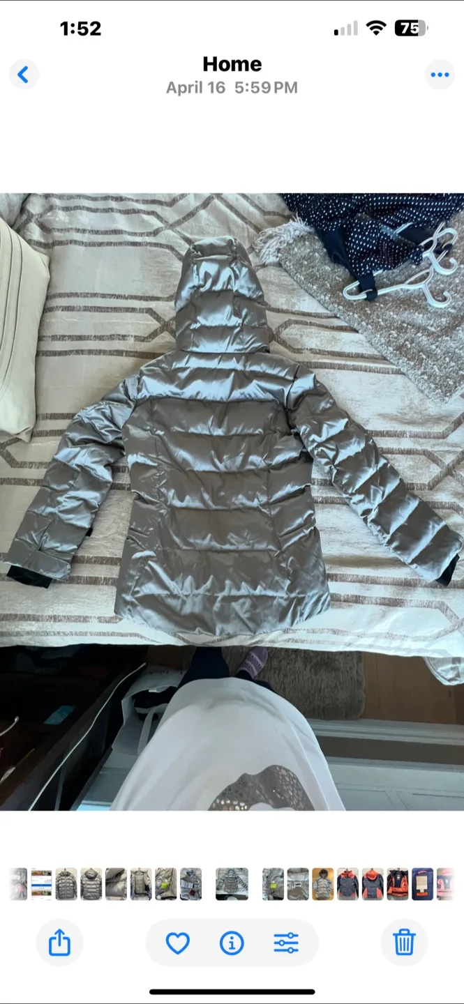 Spyder Girl's Puffer Jacket, Size 16 image indicator(2)