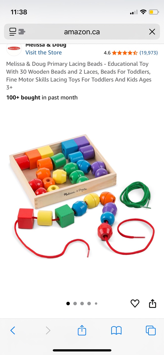 Melissa & Doug Lacing Beads Toy - photo 3