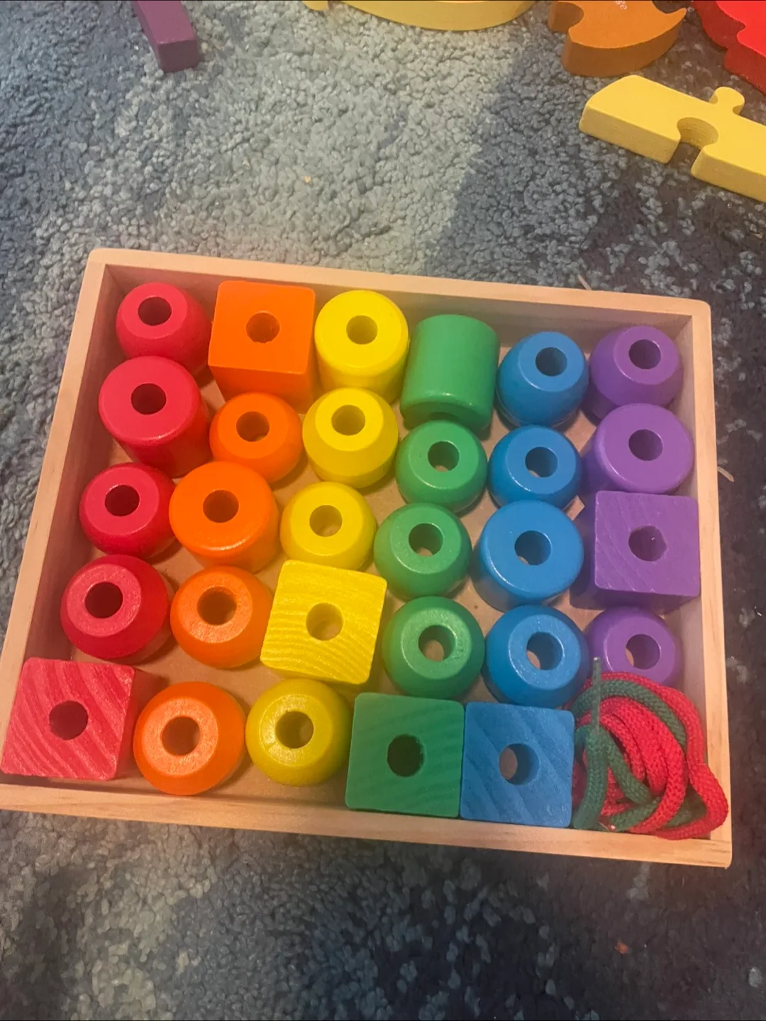 Melissa & Doug Lacing Beads Toy thumbnail