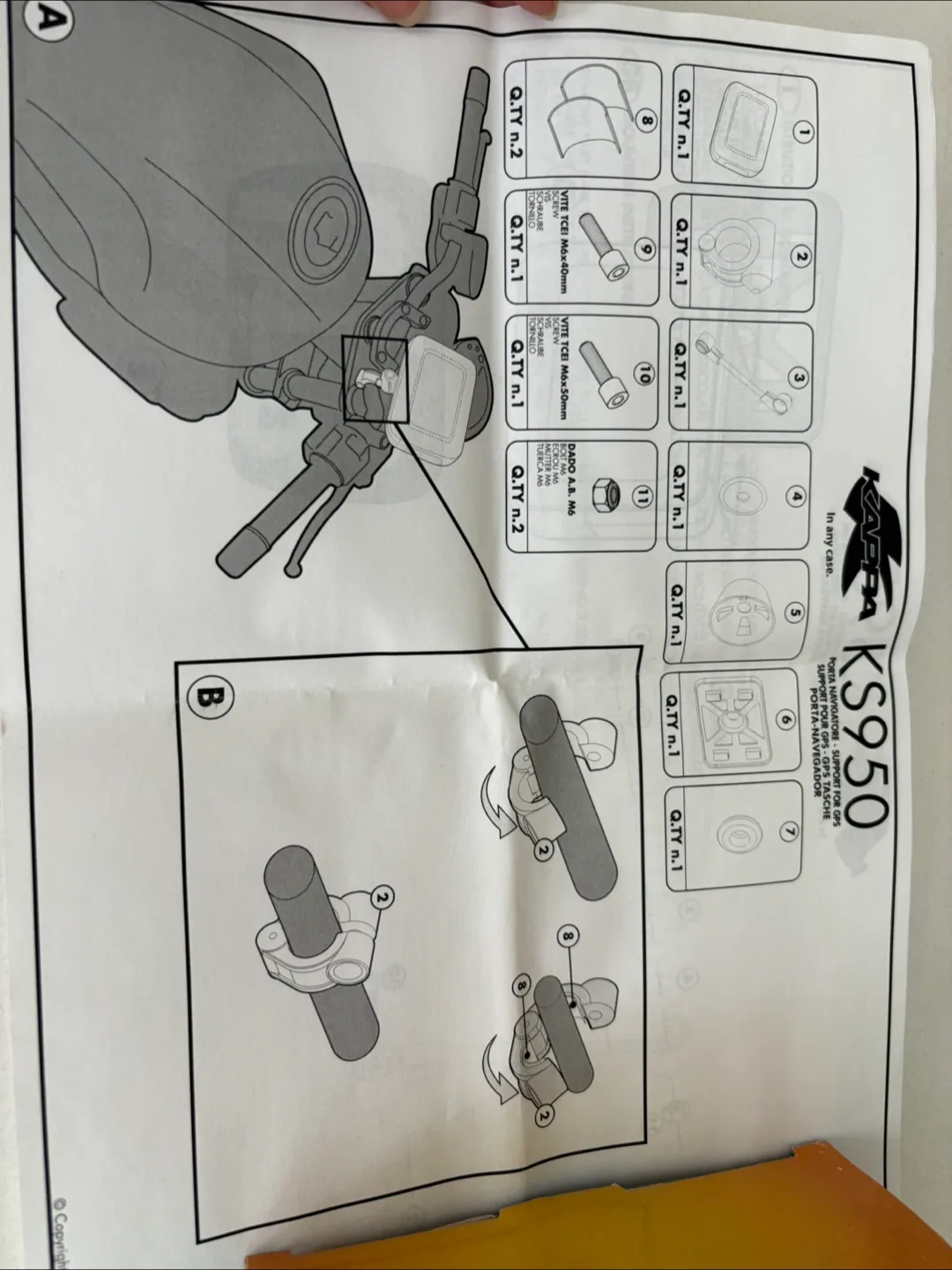 GIVI KS950 PDA GPS Phone Holder - Motorcycle image indicator(5)