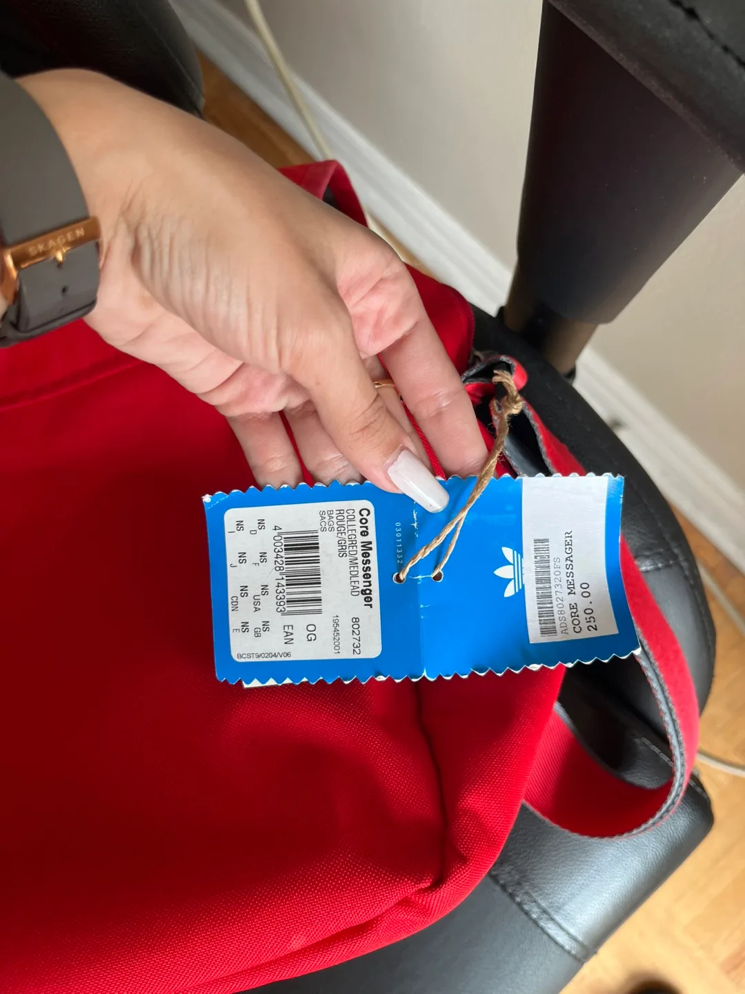 Adidas Red Messenger Bag image indicator(6)