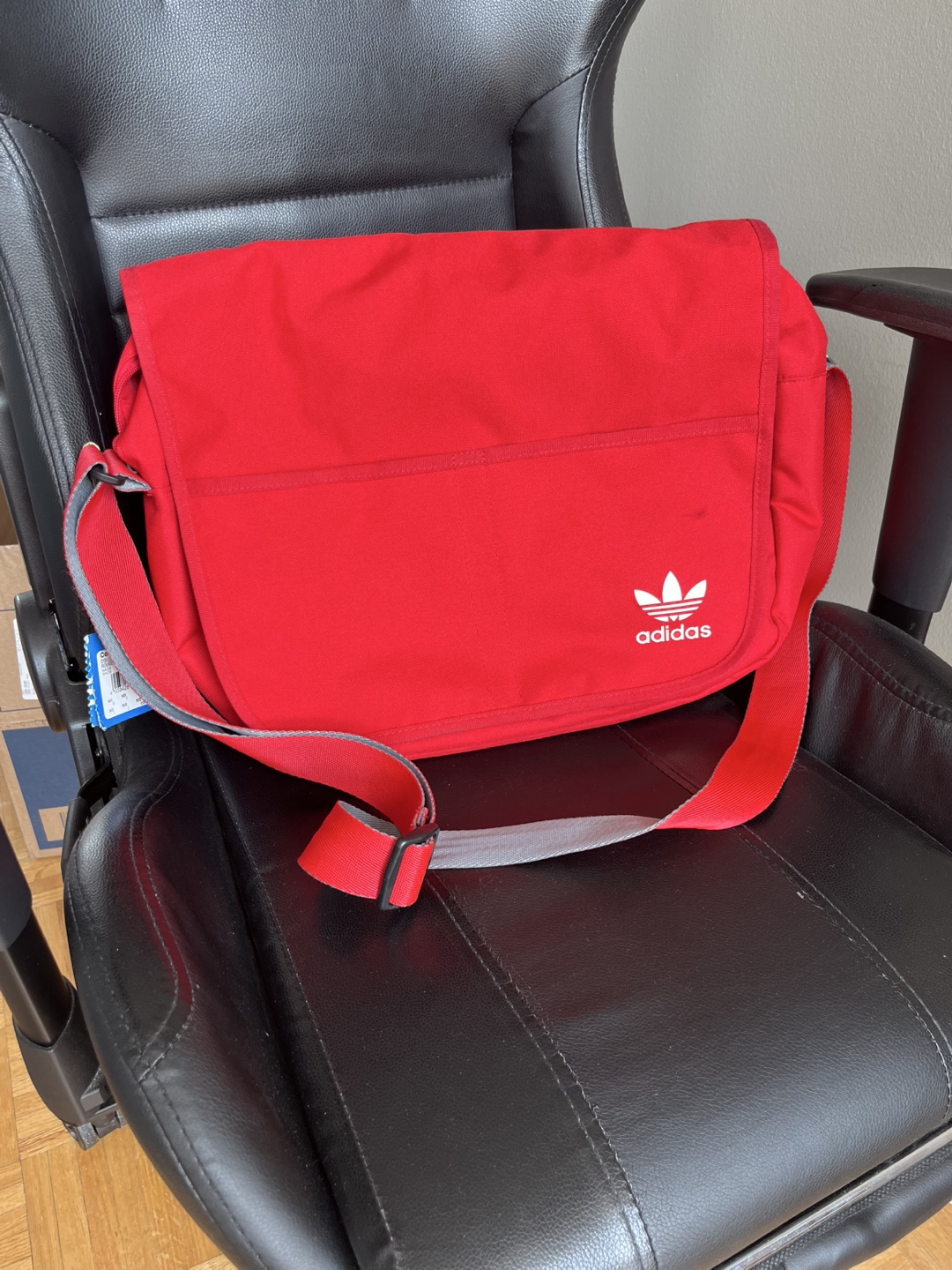 Adidas Red Messenger Bag