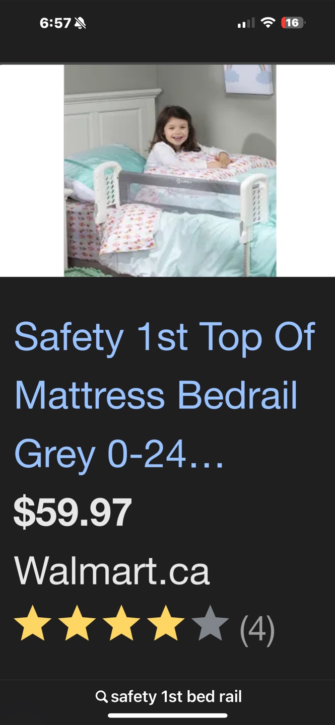 Safety 1st Top of Mattress Bed Rail - photo 4