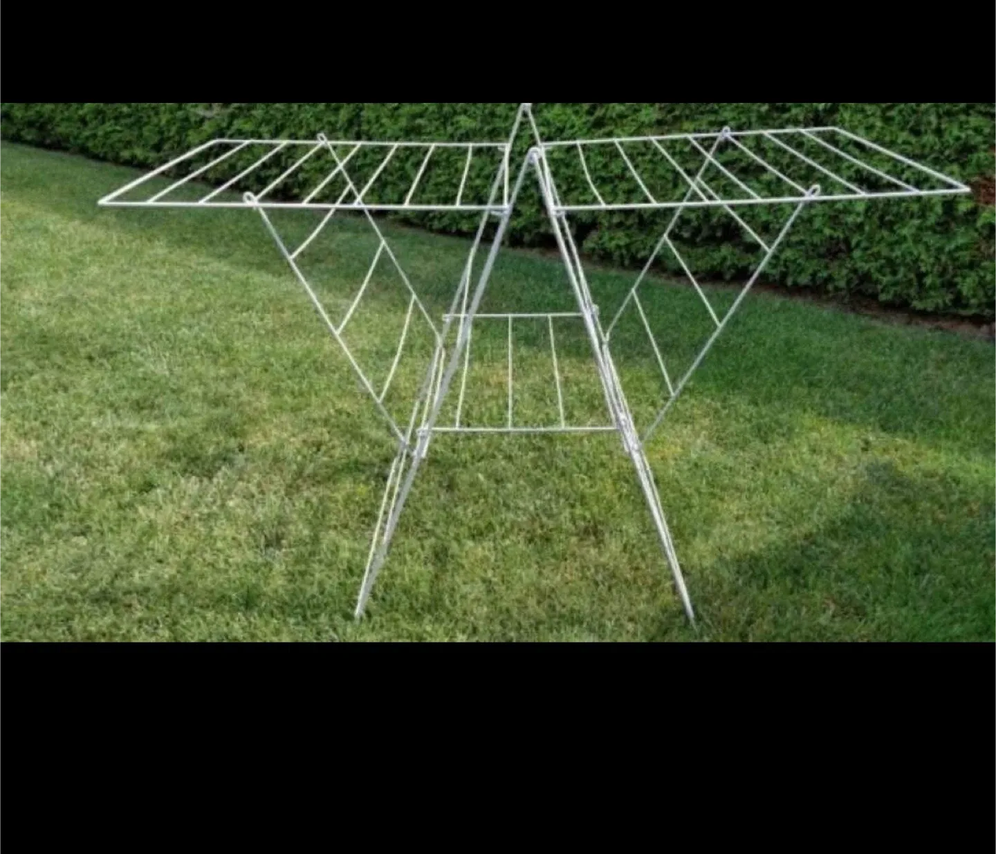 Folding Clothes Drying Rack in excellent condition image indicator(6)