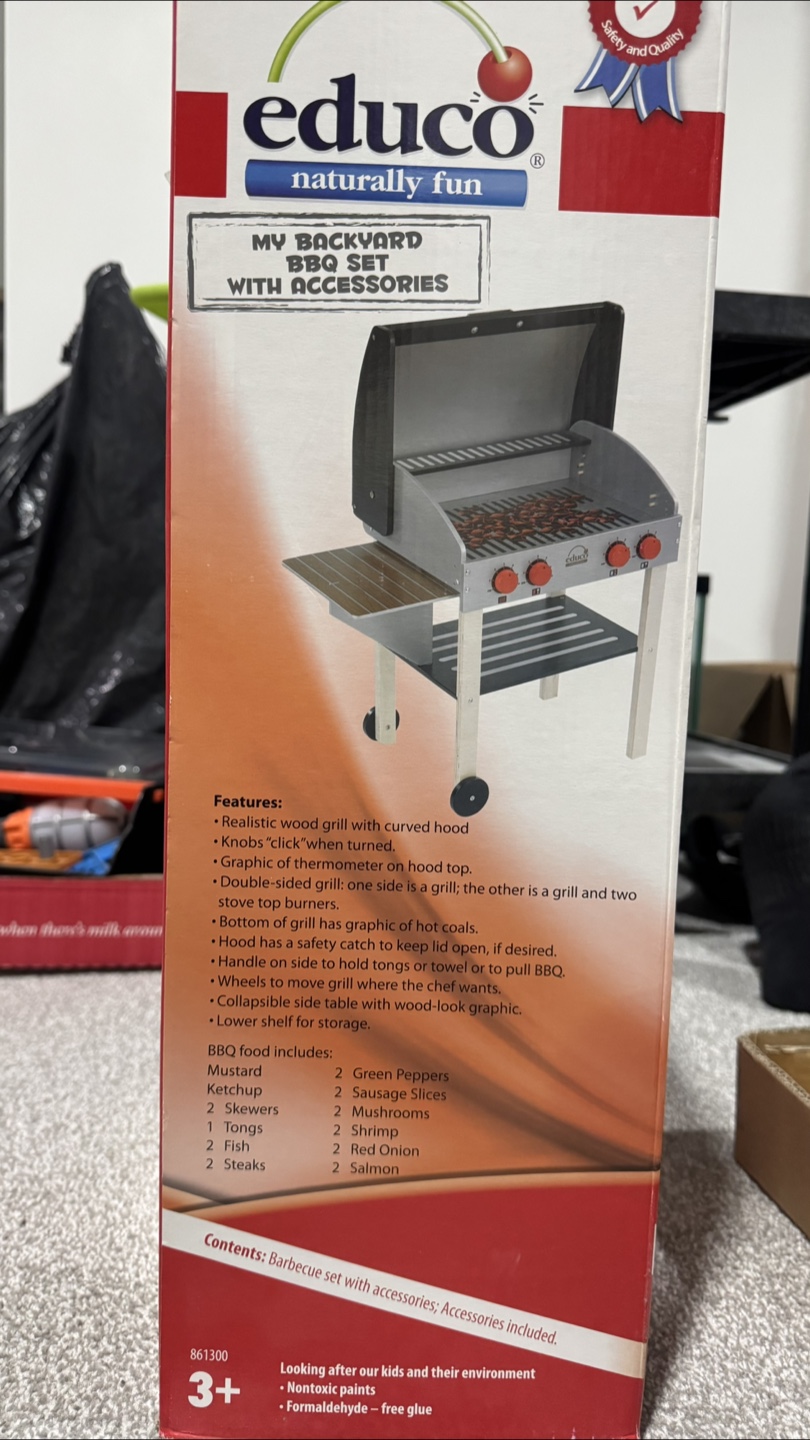 Educo My Backyard BBQ Set with Accessories - photo 2