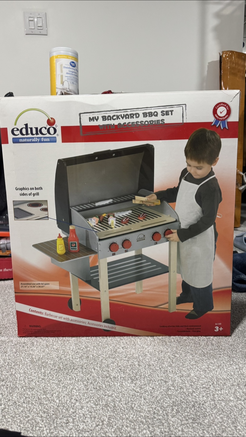 Educo My Backyard BBQ Set with Accessories