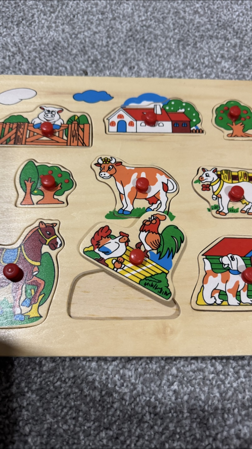 Eichhorn Wooden Farm Animal Puzzle - photo 2