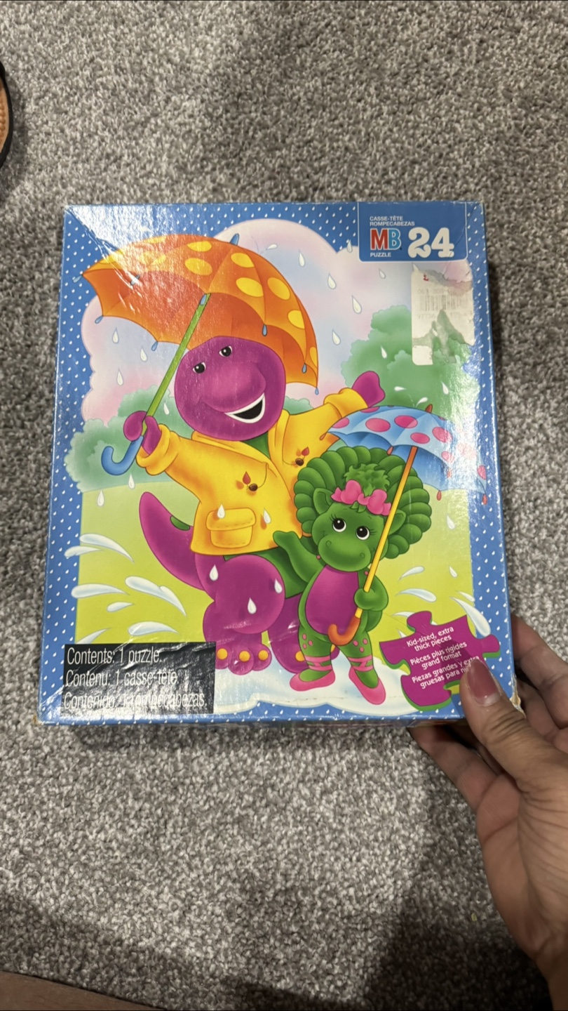 Barney 24 Piece Puzzle by Milton Bradley - photo 2