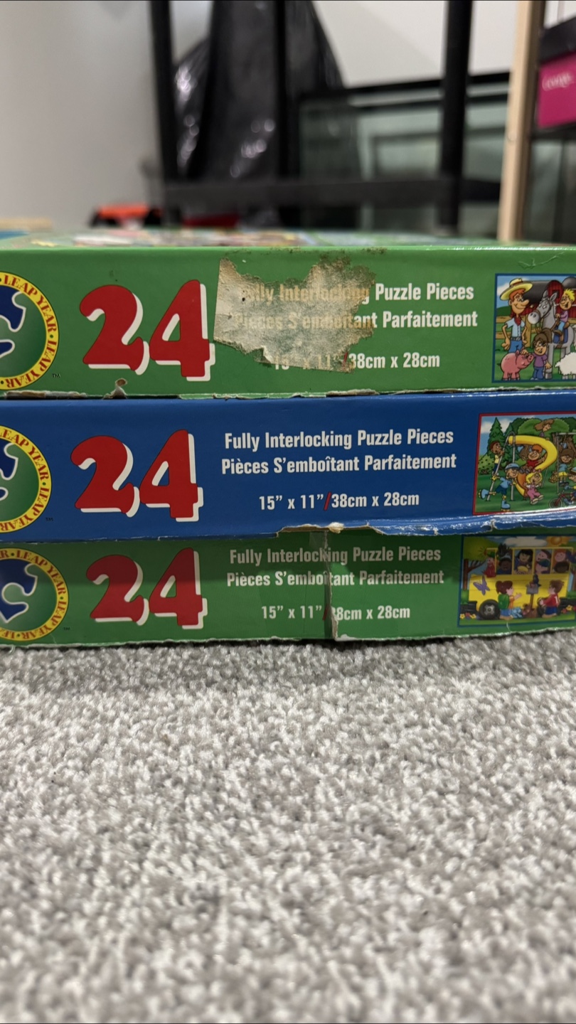 3 My First Puzzle 24 Piece Sets