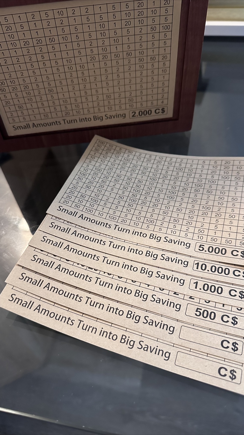 Savings Goal Tracker Box