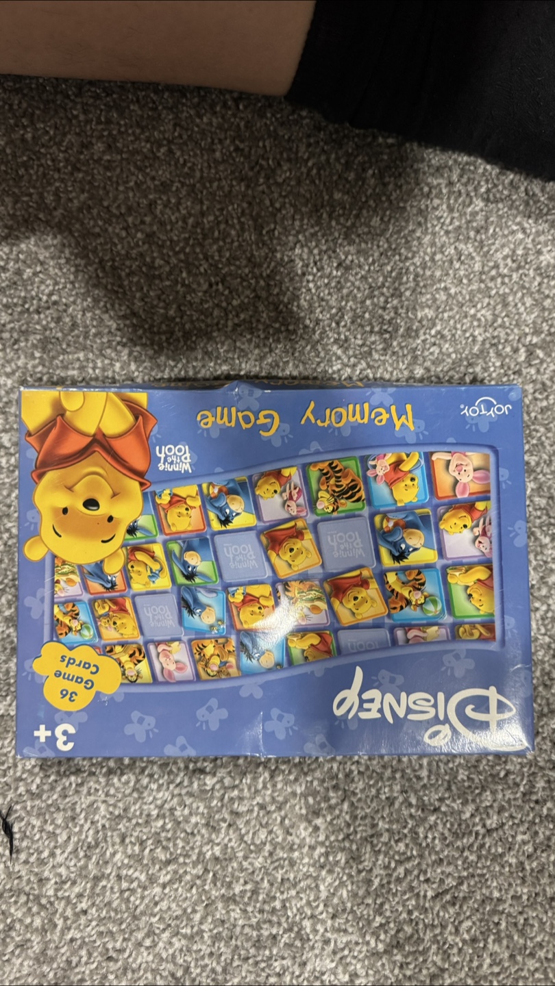 Disney Winnie the Pooh Memory Game