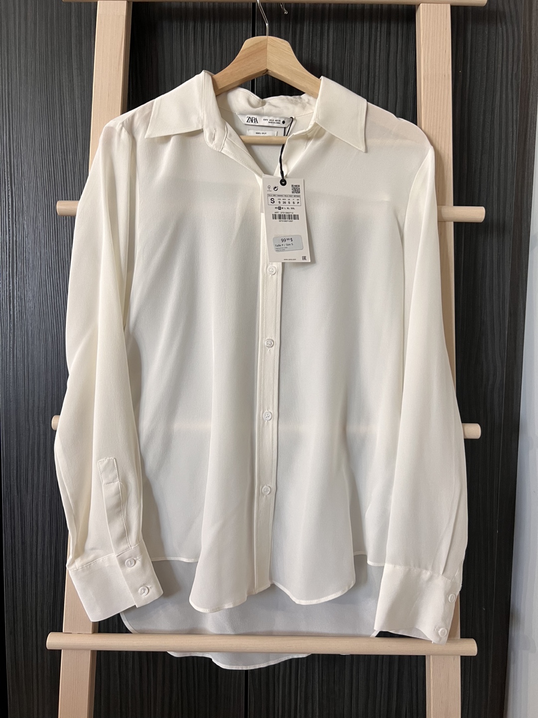 Zara Silk Blouse - brand new with tag