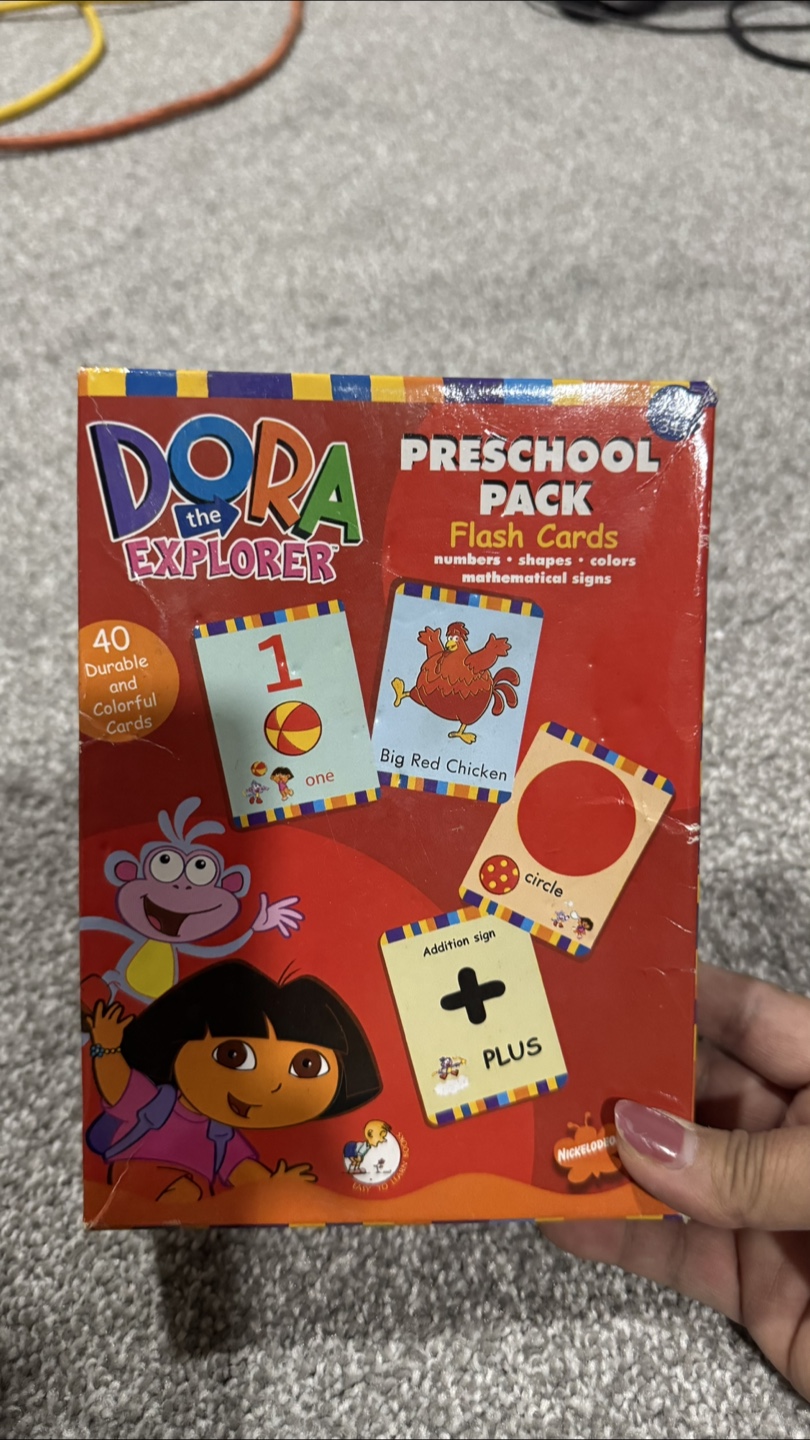 Dora the Explorer Preschool Pack Flash Cards - photo 3