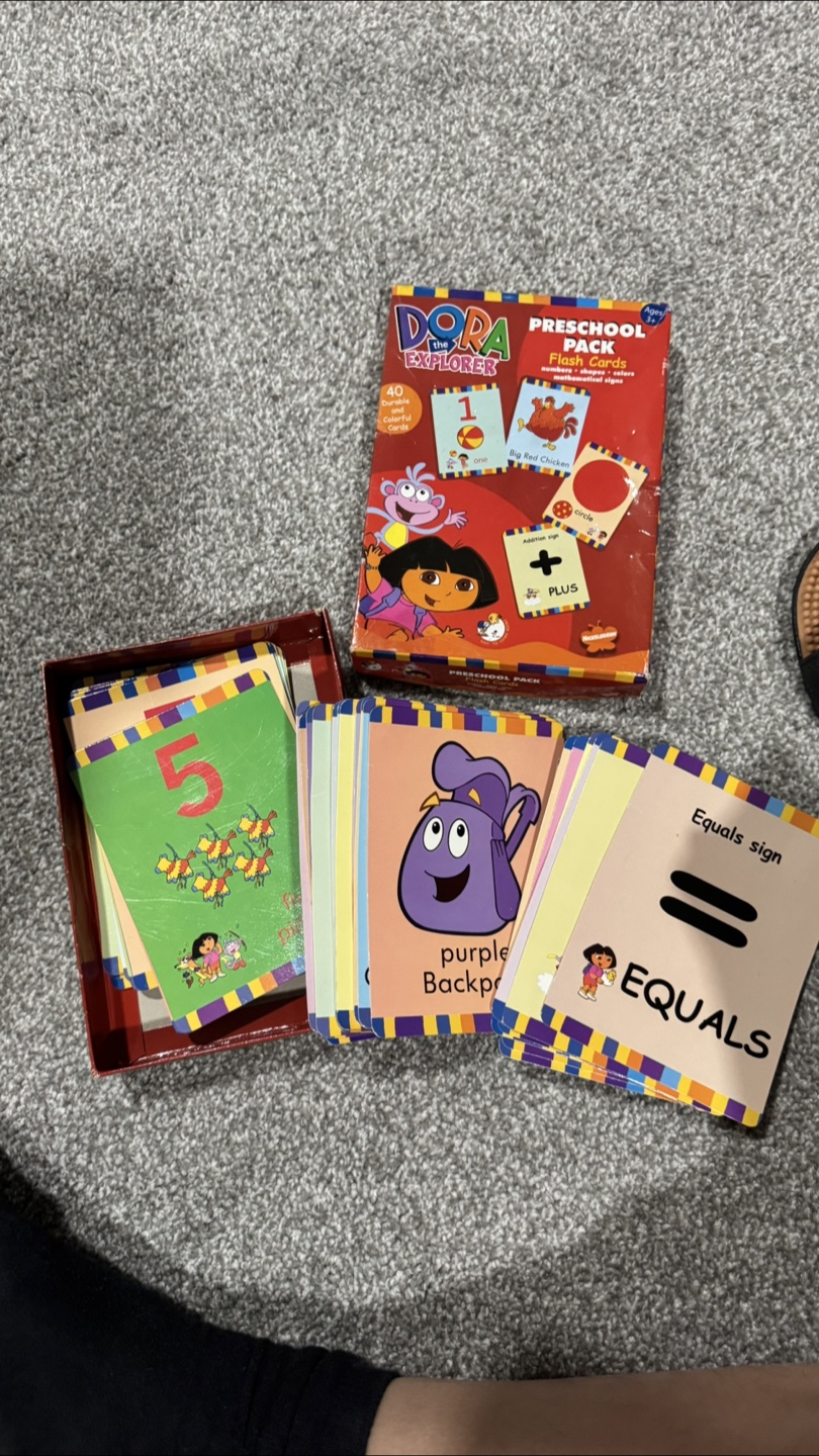 Dora the Explorer Preschool Pack Flash Cards - photo 5