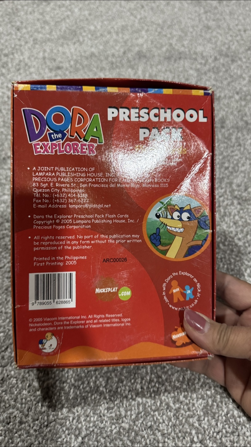 Dora the Explorer Preschool Pack Flash Cards - photo 4