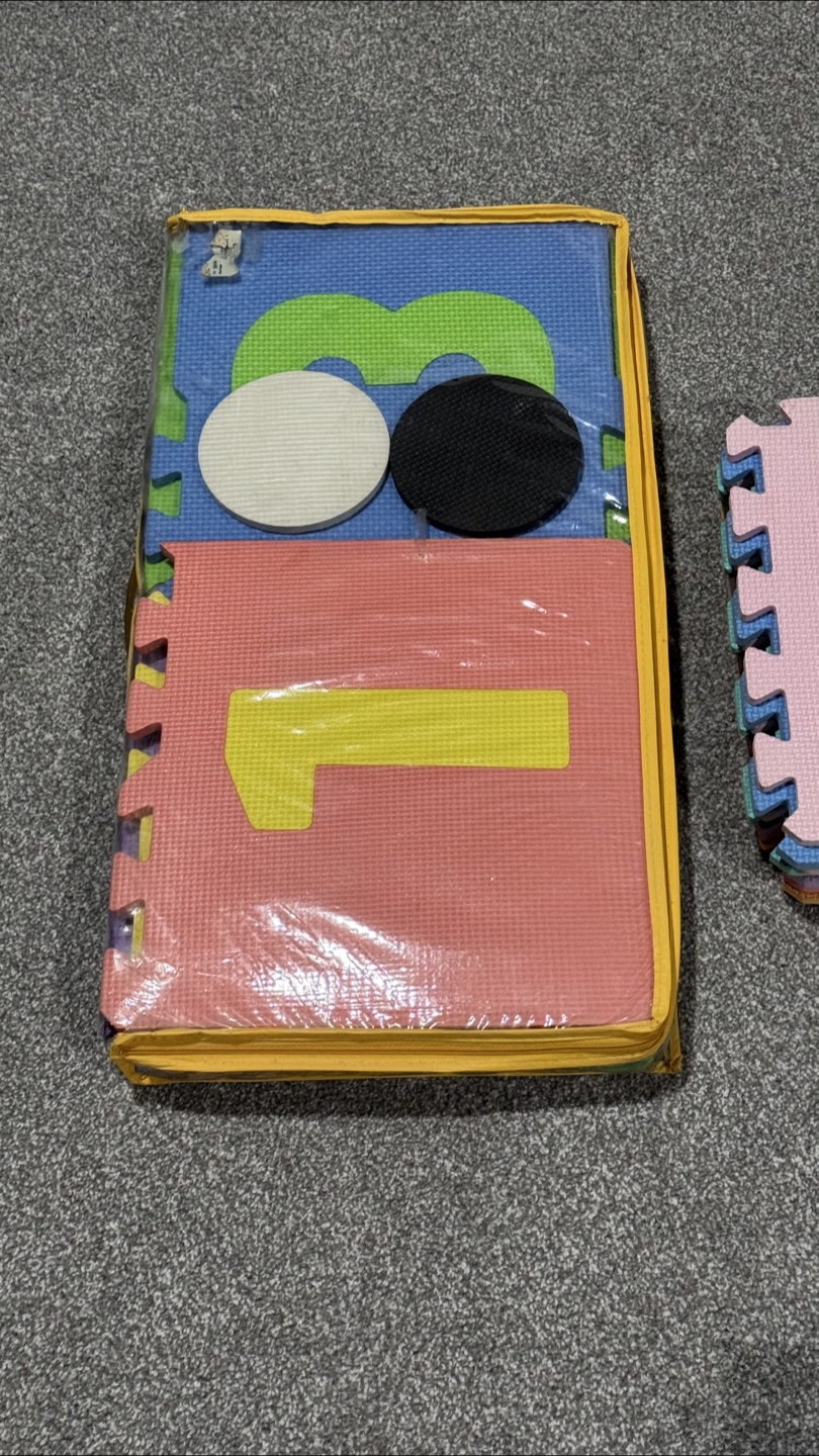Foam Play Mat with Numbers and Shapes