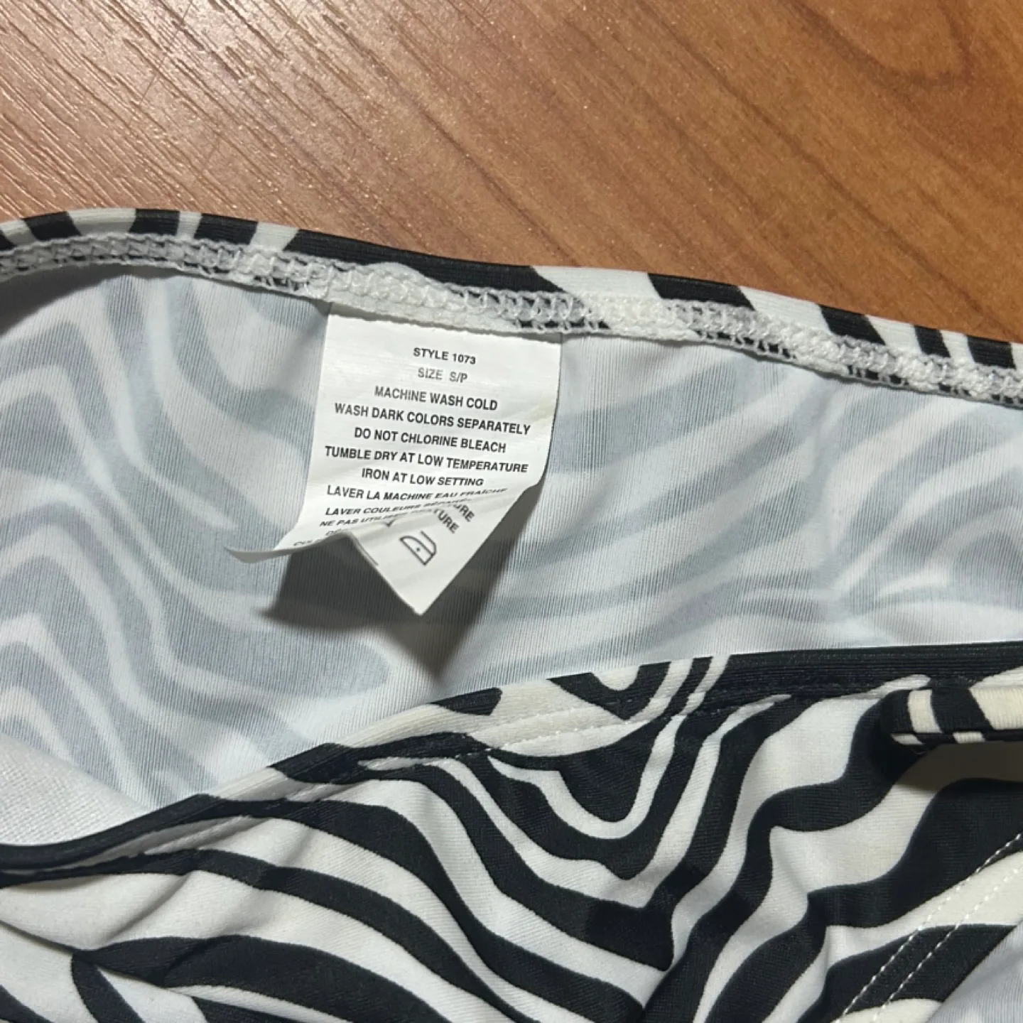 Zebra Print Bikini - Size S/P image indicator(2)