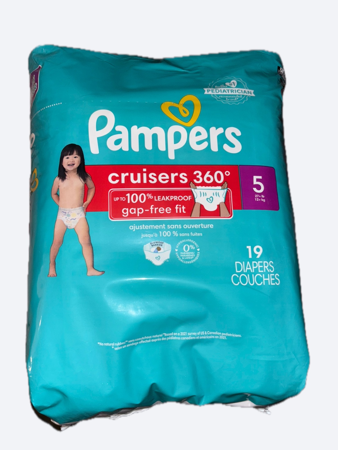 Pampers Cruisers 360° Size 5 Diapers (19 count)