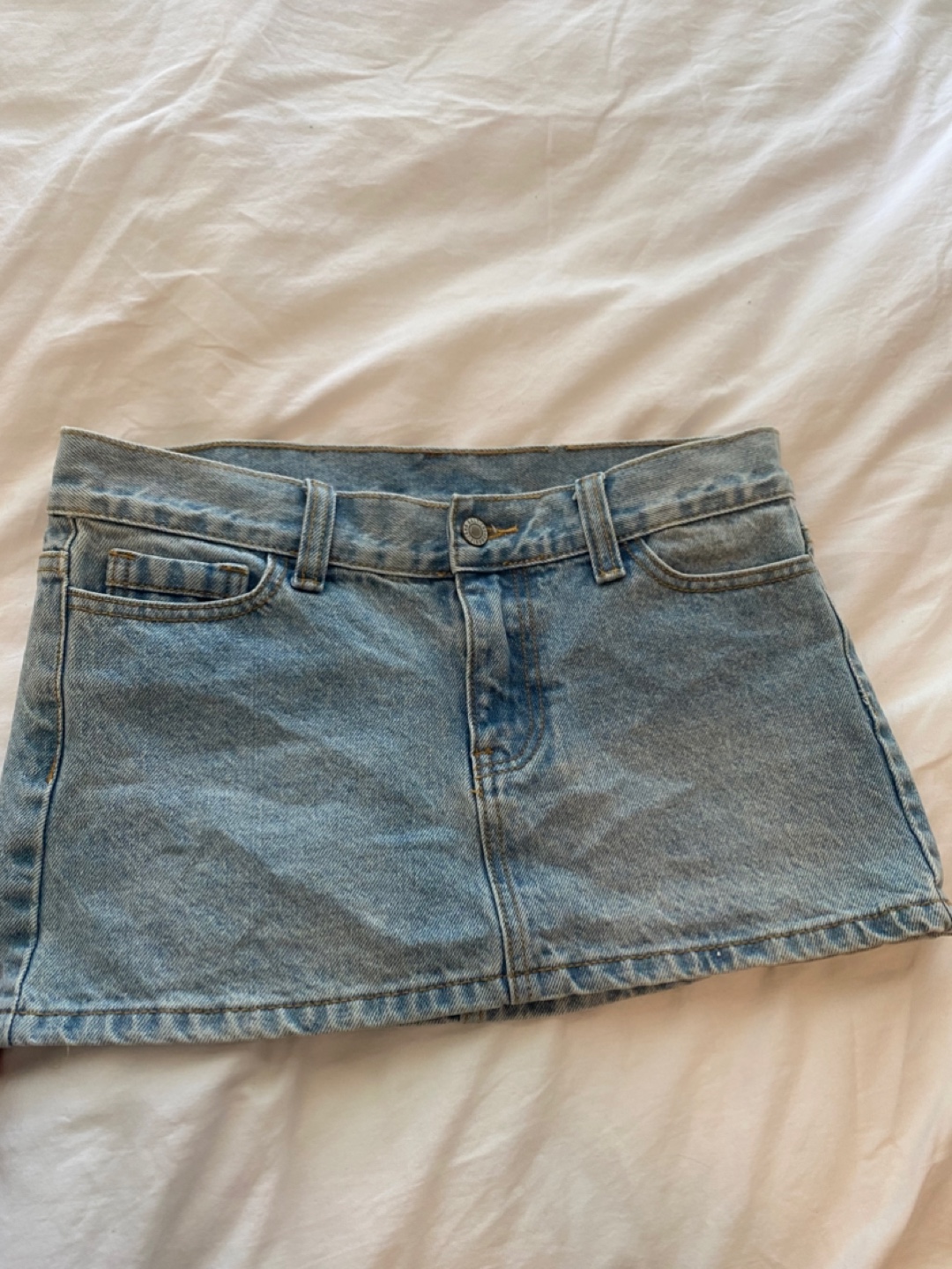 Brandy Melville Denim Mini Skirt - Size Small