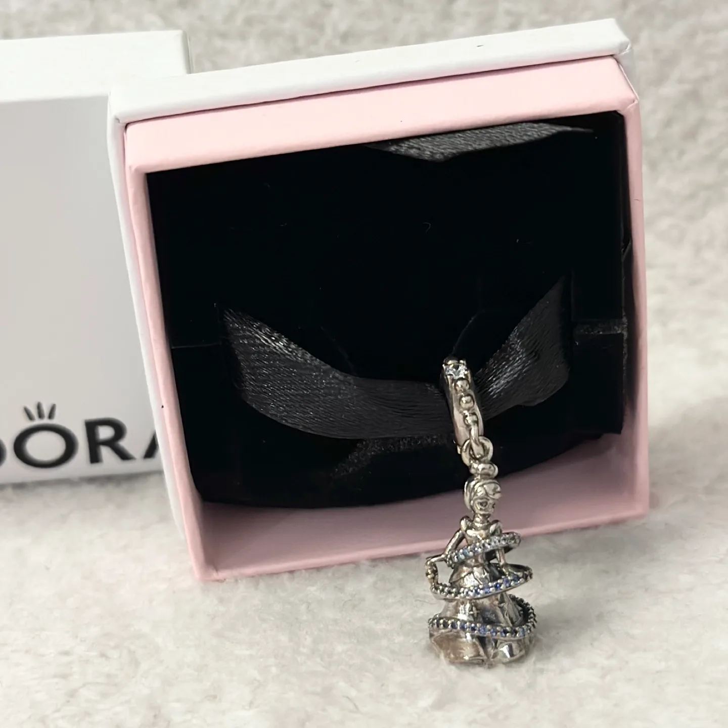 Authentic Pandora Disney Cinderella 70th Anniversary Dangle image indicator(2)
