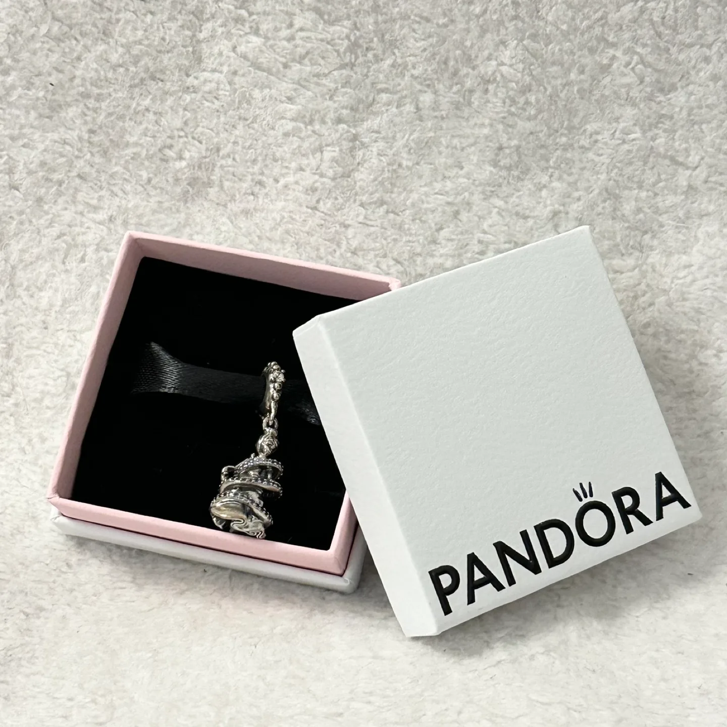 Authentic Pandora Disney Cinderella 70th Anniversary Dangle image indicator(3)