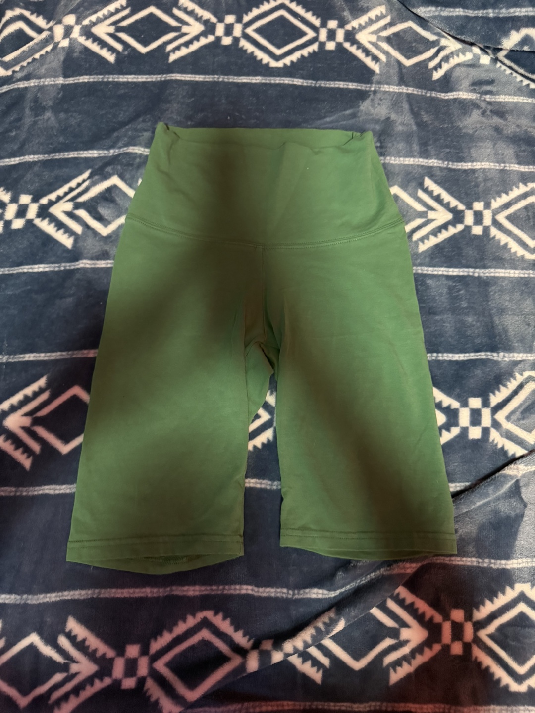 TNA Green Biker Shorts - Size XS