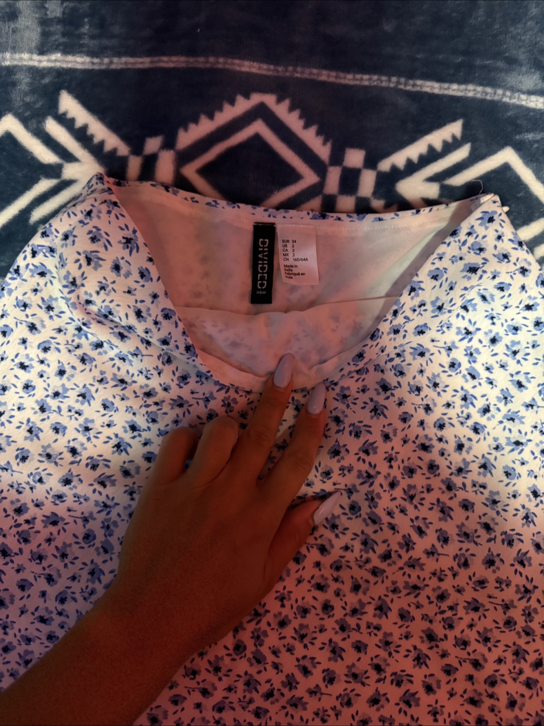 H&M Floral Mini Skirt - Size S - photo 2