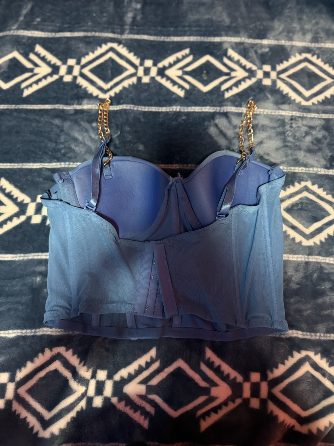 Blue Corset Top - photo 2