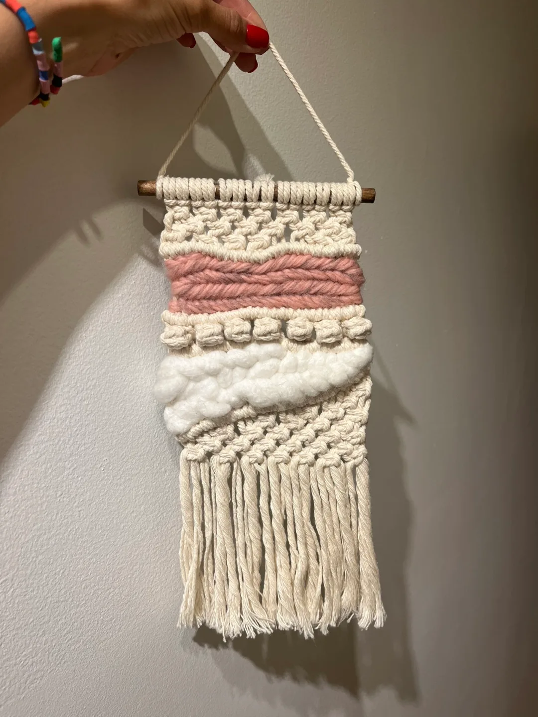 Handmade Macrame Wall Hanging - Boho Decor thumbnail
