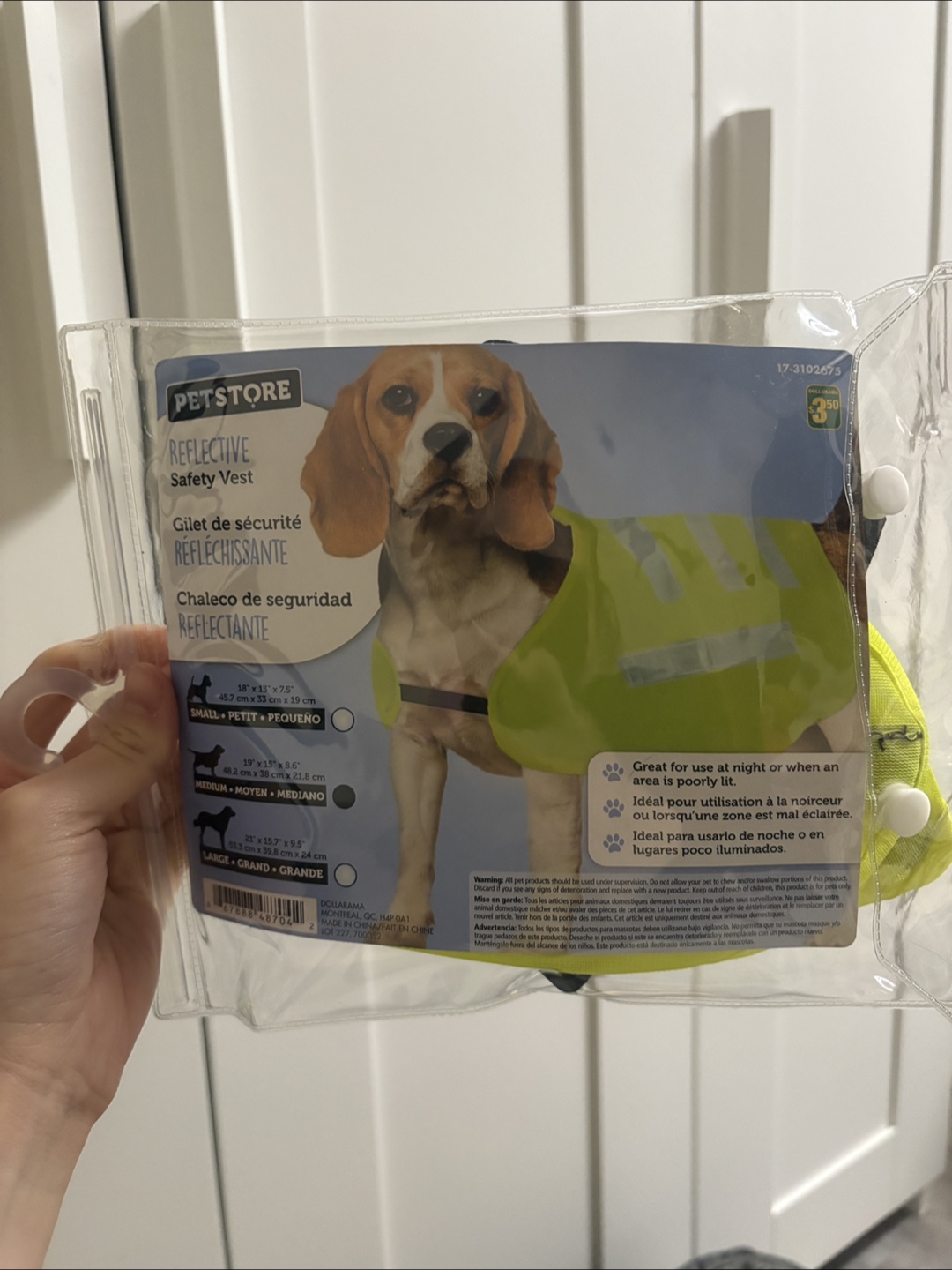 Petstore Reflective Safety Vest - Medium