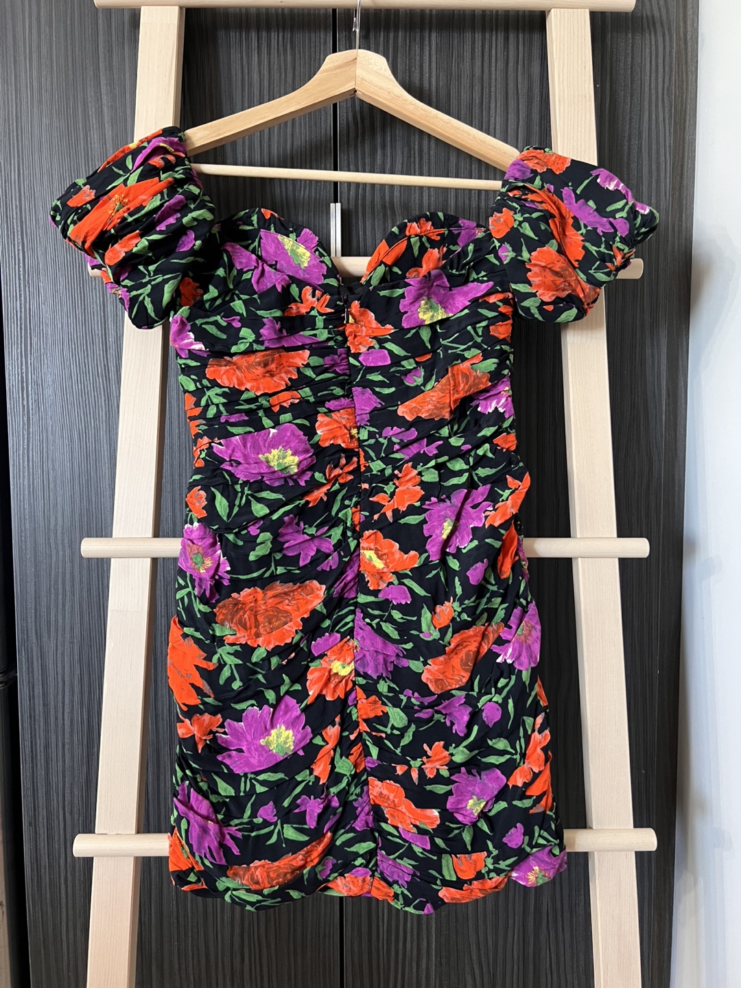 Zara Floral Print Mini Dress - Size M - photo 2