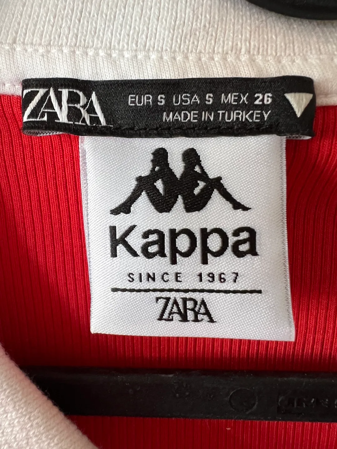 Zara X Kappa Red Mini Dress - Size S image indicator(3)