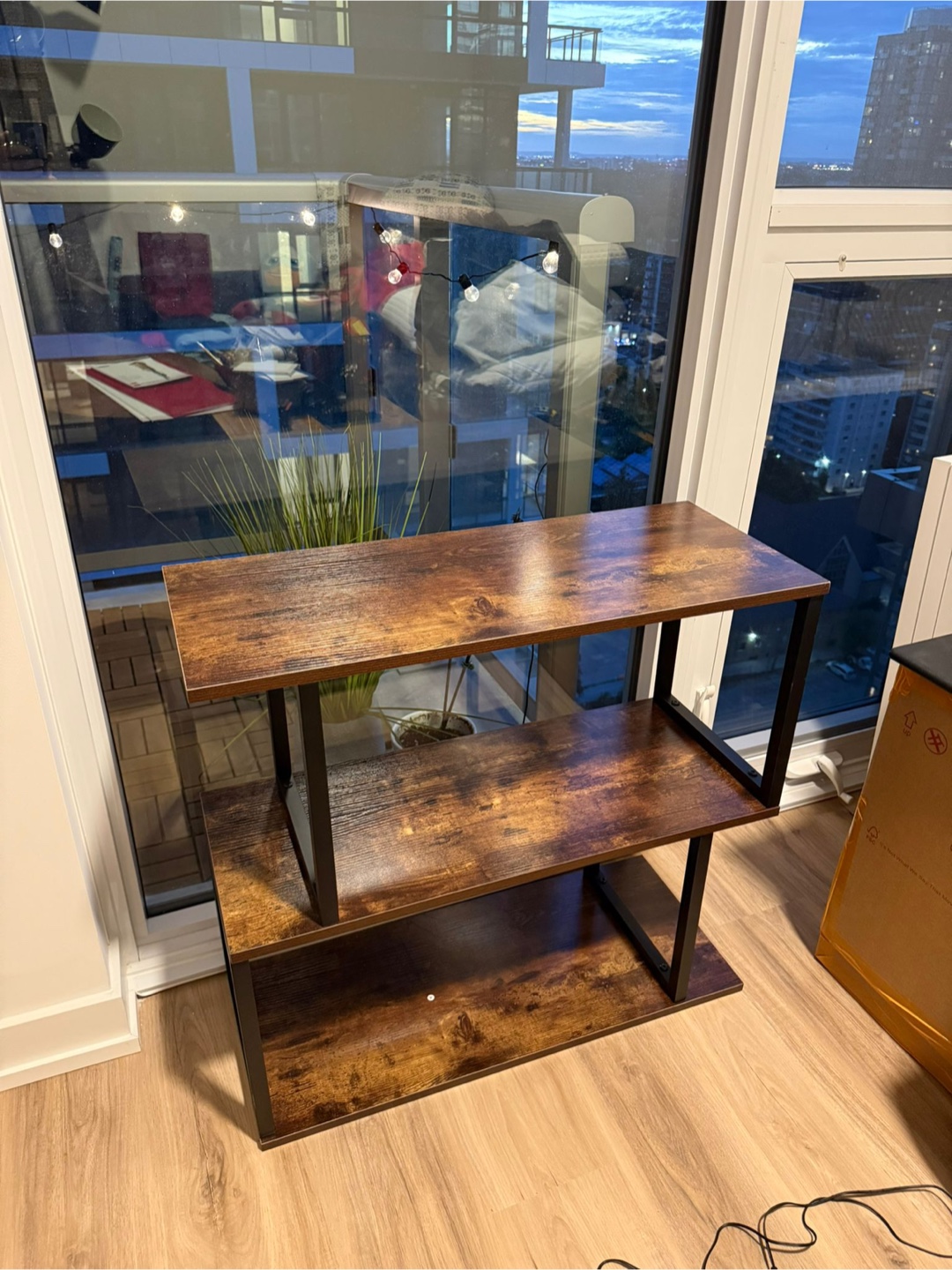 Brown 3-Tier Shelf