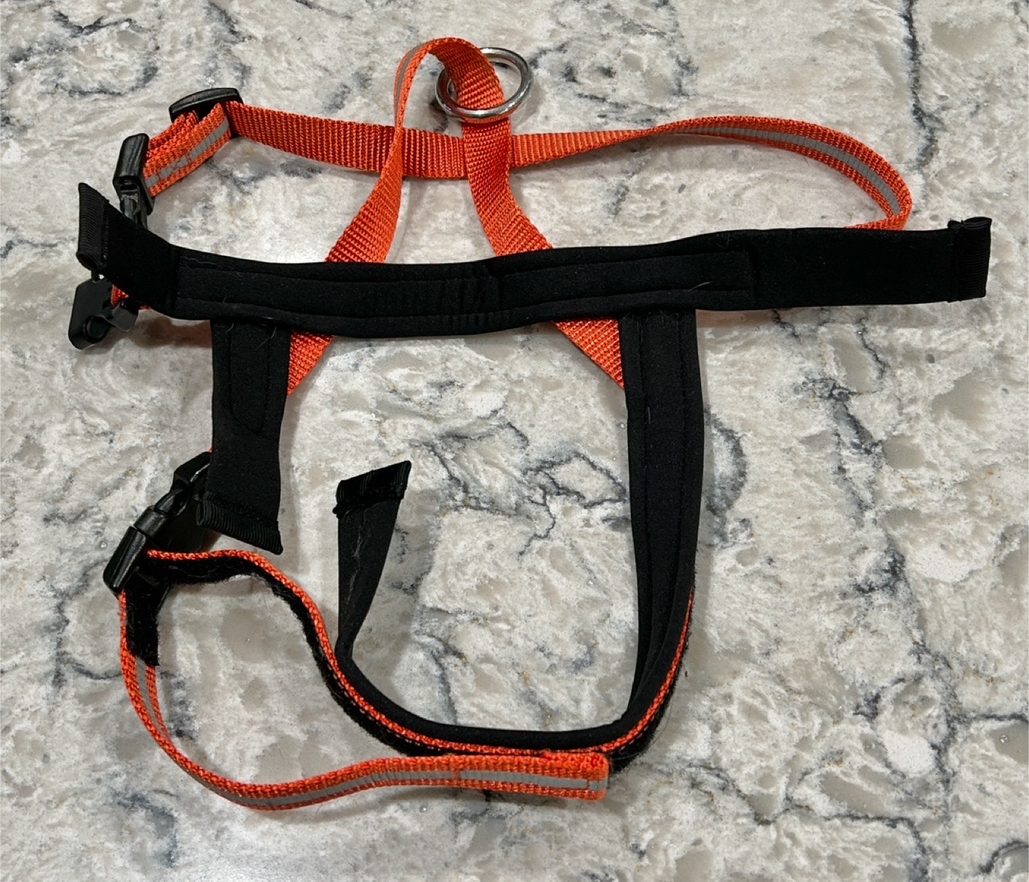 Orange Reflective Adjustable Back Clip Dog Harness - photo 3