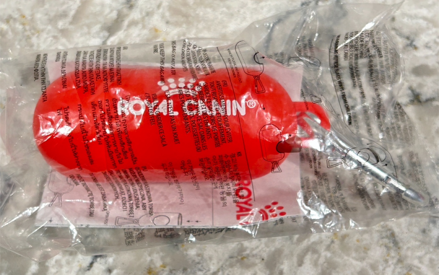 Pink Treat Pouch and Red/Orange Plastic Poop Bag Holder - photo 2