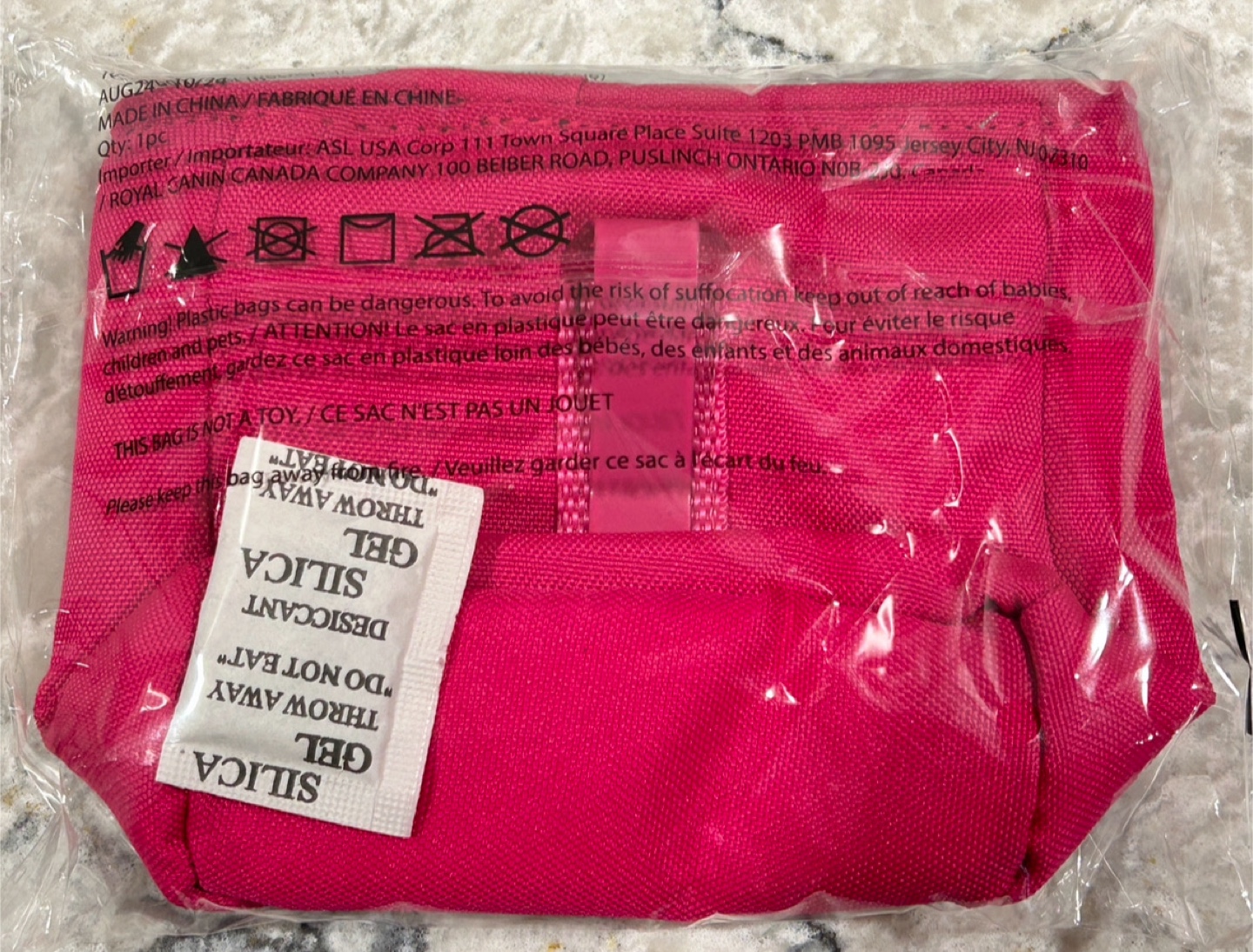 Pink Treat Pouch and Red/Orange Plastic Poop Bag Holder - photo 4