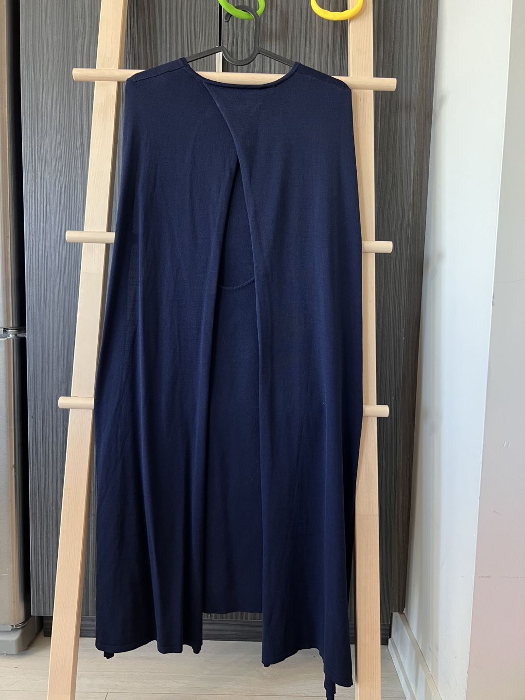 Zara Navy Blue Knit Dress With Cape- brand new with tag - photo 3