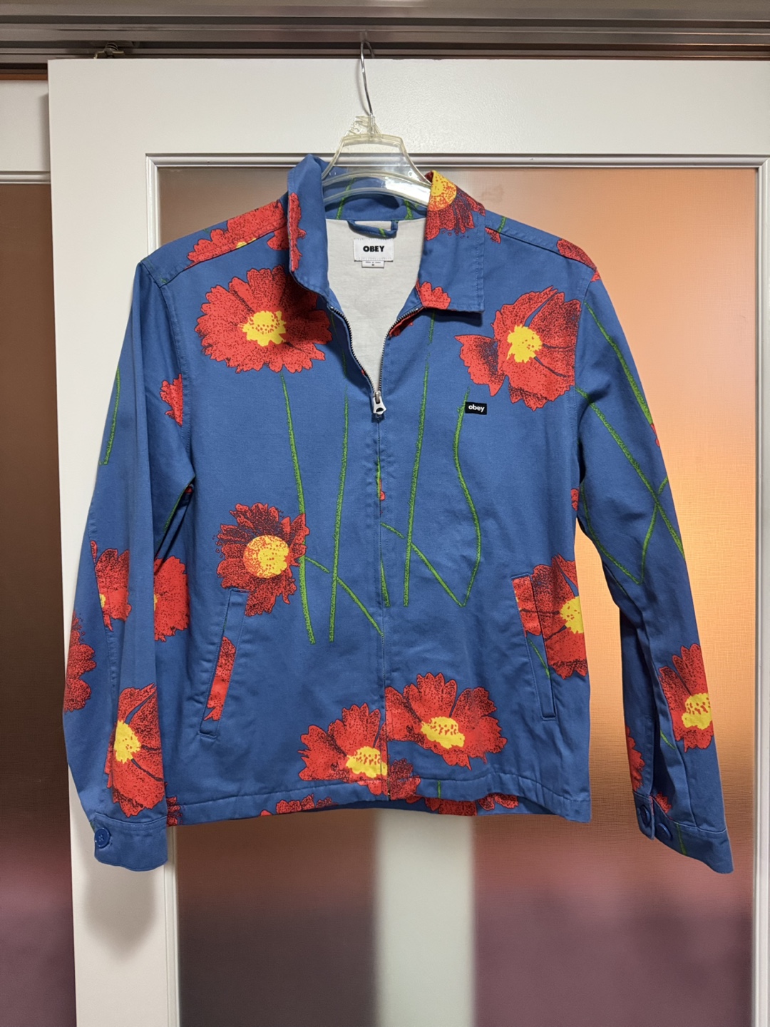 [Gently Worn] OBEY Floral Jacket - Size M - photo 3