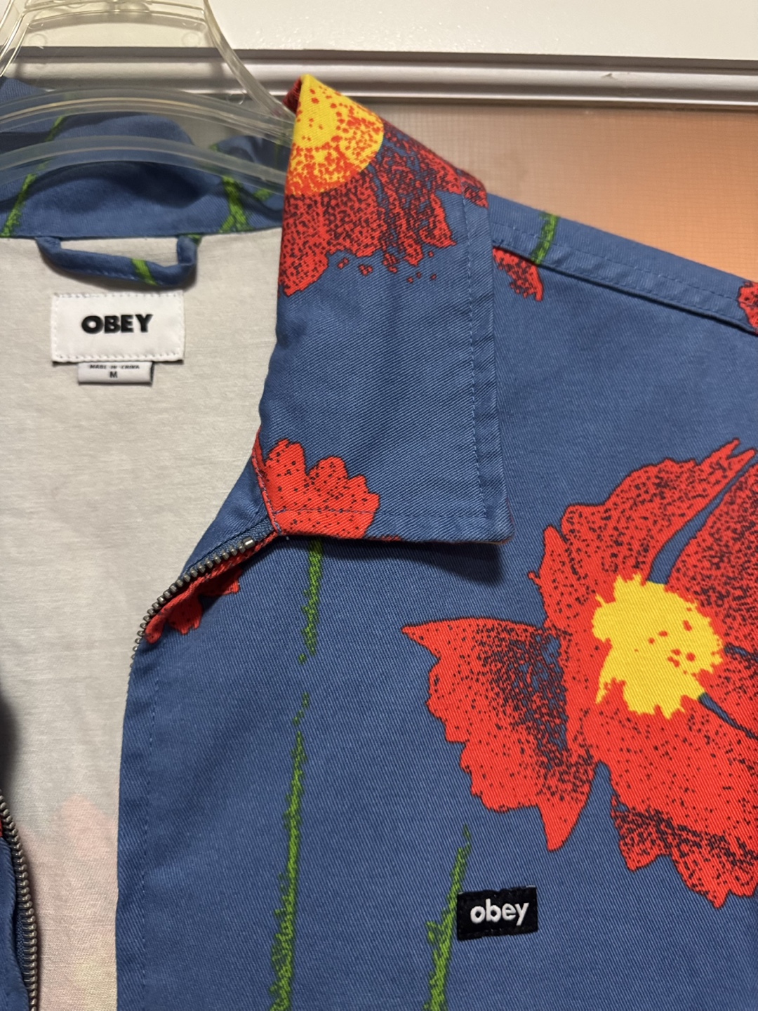 [Gently Worn] OBEY Floral Jacket - Size M - photo 4