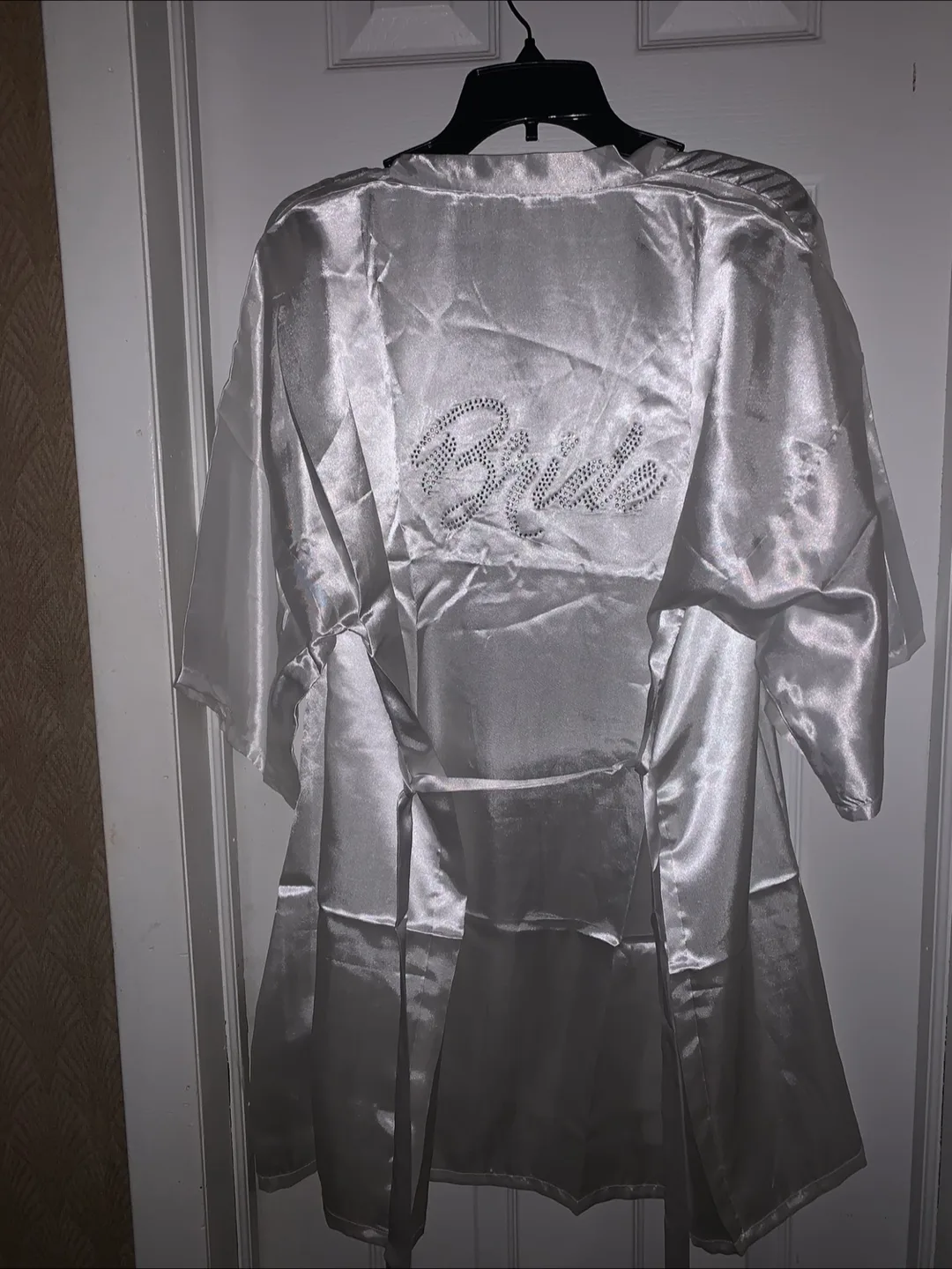 Bride Robe - White Satin thumbnail
