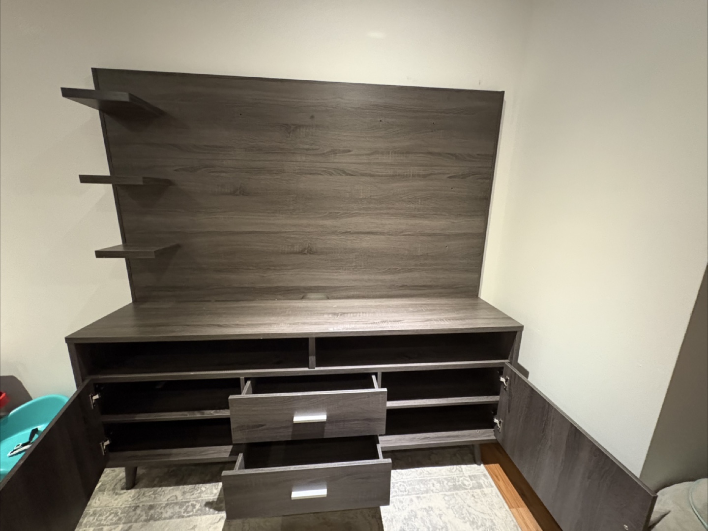 TV stand - BRICK Wall Mounted Media Console - photo 5