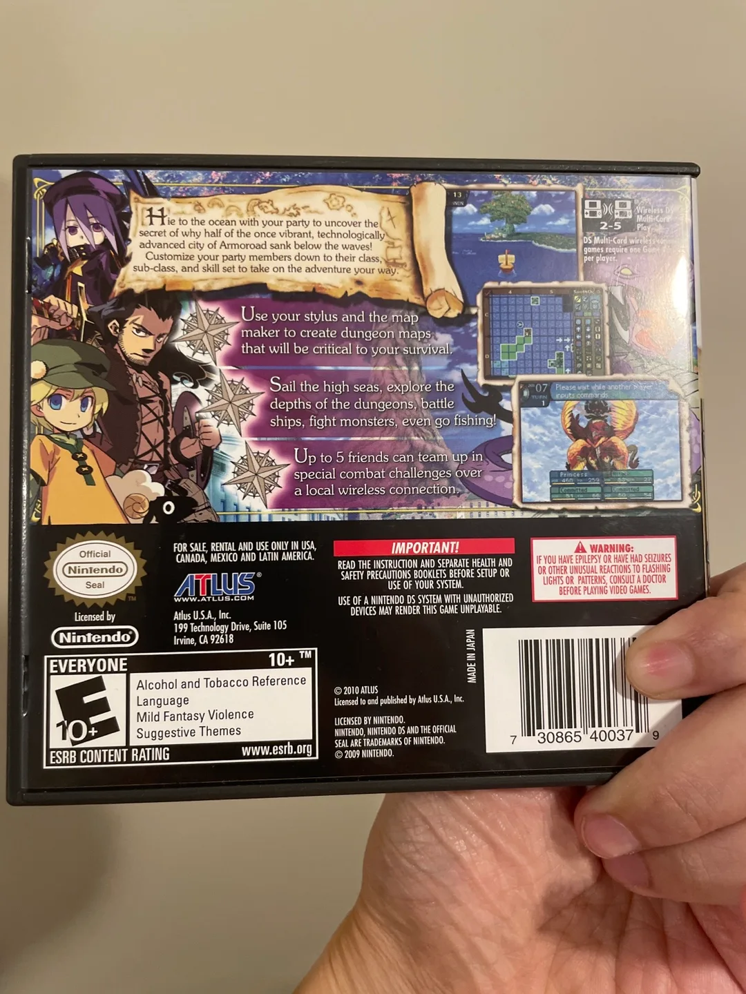 Etrian Odyssey III: The Drowned City - Nintendo DS Game image indicator(2)