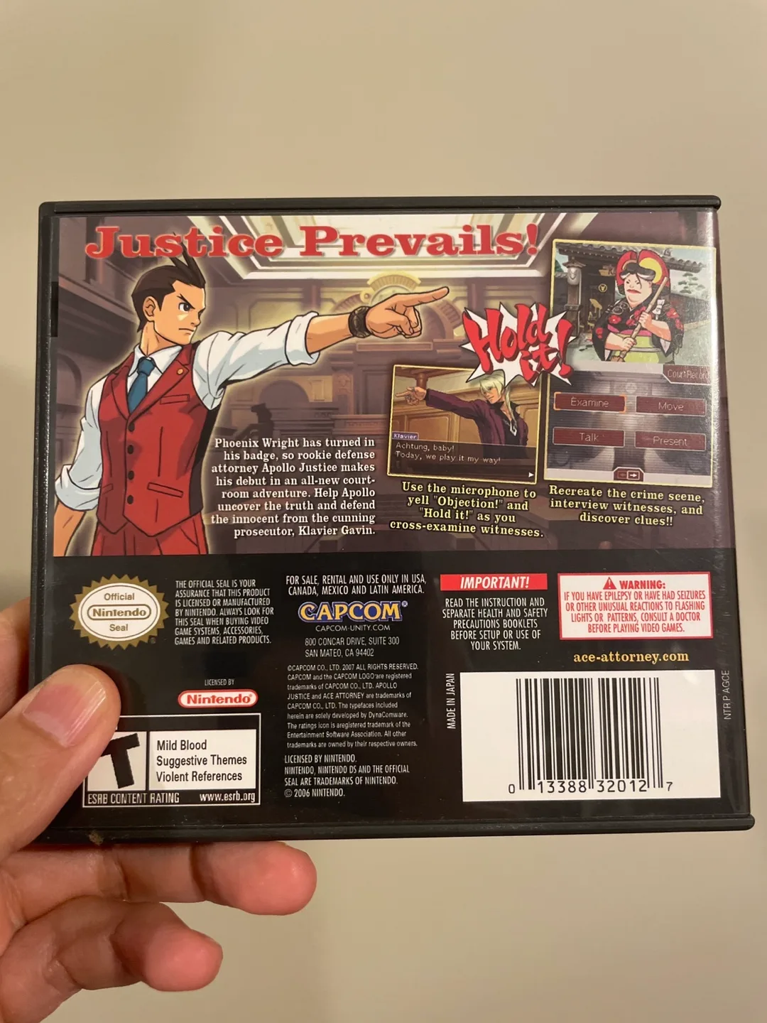 Apollo Justice: Ace Attorney - Nintendo DS Game image indicator(2)